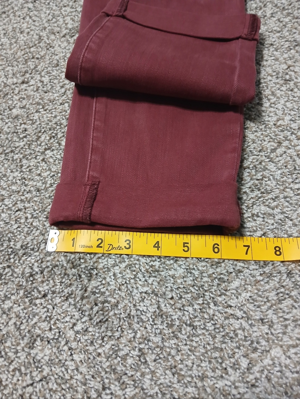 Judy Blue High-Rise Straight Leg Pants in Burgundy - Picture 15 of 16